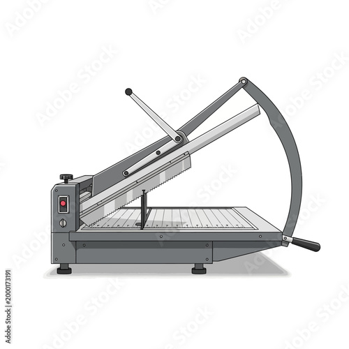 Professional Paper Cutter Guillotine Machine with Metal Base and Lever