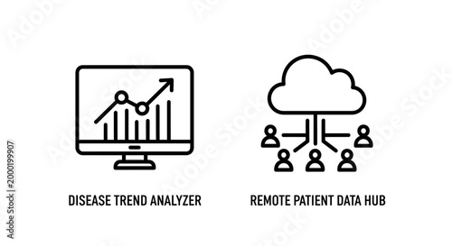 Disease trend analyzer and remote patient data hub in healthcare analytics