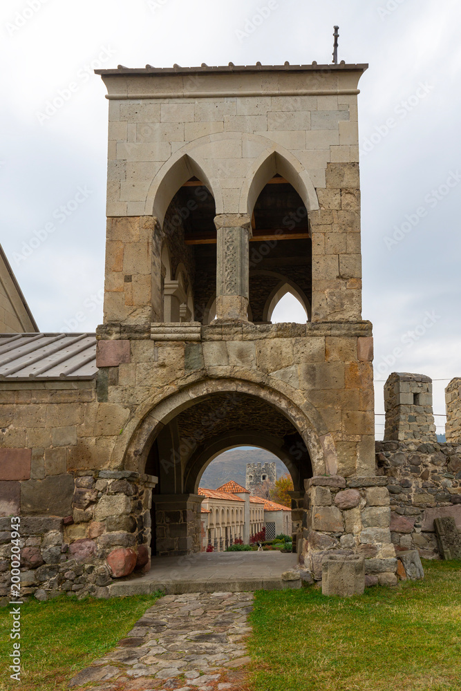 Fototapeta premium View of old medieval Rabati fortress in town of Akaltsikhe, Georgia