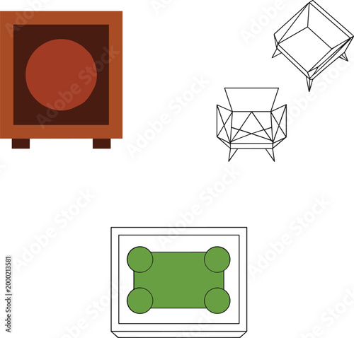 Abstract 3D Geometry Bundle, Polygon Shape Icons, Modern Design Vector Collection, Polygon 3D Shape Icons, Geometric Abstract Graphics, Modern Element Vector Set