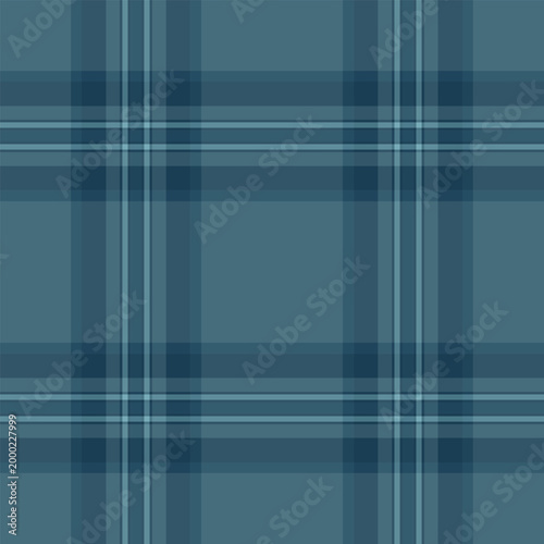 Diverse plaid textile vector, advertisement texture pattern fabric. Daisy tartan seamless background check in cyan color.