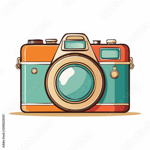 Retro Camera Illustration