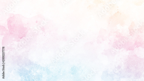 Abstract colorful watercolor rainbow background with bright textures
