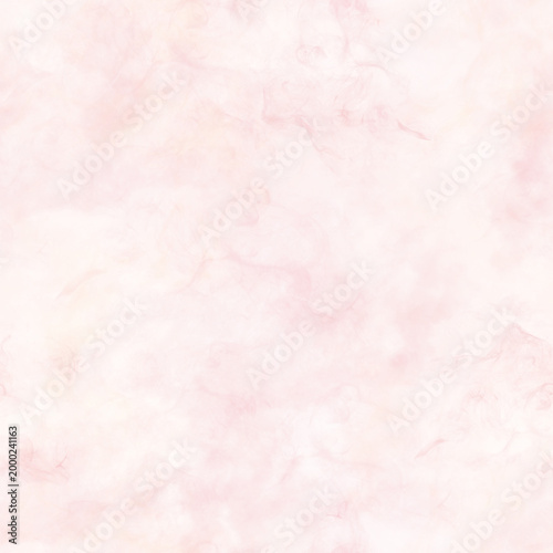 Pink delicate background on a seamless pattern. Watercolor illustration. Pink clouds, smoke or fog are hand-drawn, isolated on the background