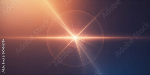 Dynamic light rays burst forth from a central point, illuminating a spectrum of colors in a stunning display of energy and brilliance, creating an aura of captivating wonder.