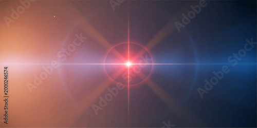 Vibrant energy bursts forth, with a brilliant, red light at its core, creating a visually stunning display, the image is perfect for symbolizing energy.