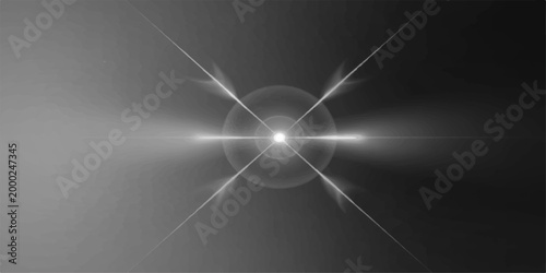 A radiant and enigmatic light gracefully illuminates a dark background, its ethereal glow captivating the senses.