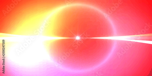 An eye-catching abstract image is a vibrant display of light and color that evokes the sensation of energy and brilliance.