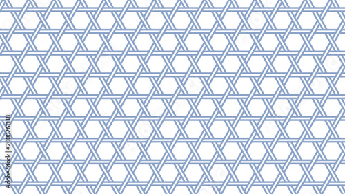 シンプルな籠目のパターン　縁起の良い和柄　和風の背景装飾イラスト　日本の伝統文様　魔除け　厄除け