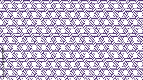 シンプルな籠目のパターン　縁起の良い和柄　和風の背景装飾イラスト　日本の伝統文様　魔除け　厄除け