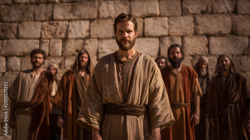 Biblical Scene of Joseph Showing Profound Mercy to His Brothers Instead of Vengeance for Selling Him into Slavery