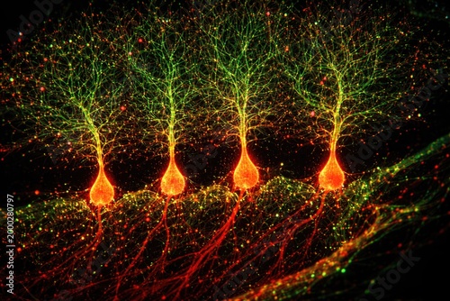 High resolution confocal microscopy uncovers characteristic Purkinje cells in mouse cerebellar folium section