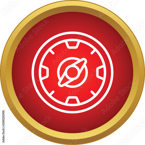Compass icon providing navigation, guidance, and discovery for travel and exploration