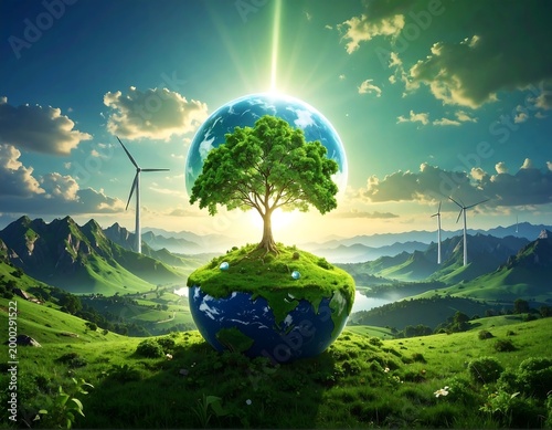 Protecting Our Planet A Symbol of Nature and Sustainability
