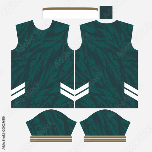 Abstract Dark Green Camouflage Sports Jersey Sublimation Print Pattern Design Template