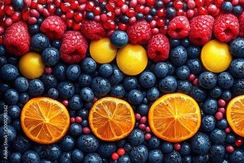 Graphic layouts for advertising functional foods and supplements in minimalist design style