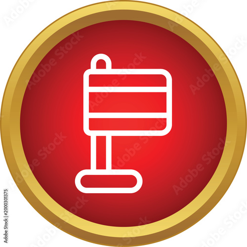 White outline map pin marker indicating a destination or travel spot