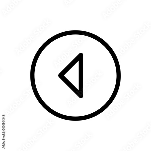 Free Download Friendly circled left arrow icon for back-to-home navigation and intuitive undo actions in UI design. - GFXLoad