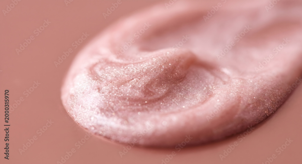 Fototapeta premium Luxurious Shimmering Pearlescent Cosmetic Cream Texture
