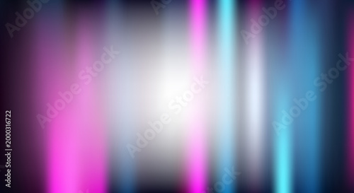 Bilde på lerret Vibrant pink and blue vertical light beams creating a dynamic abstract backdrop