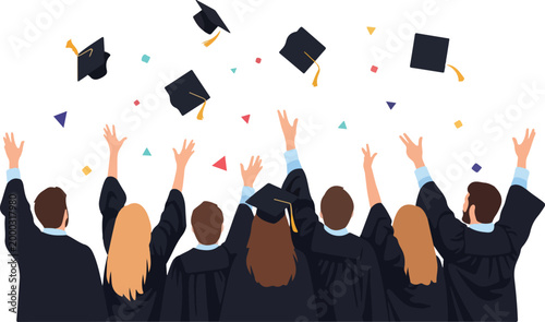 People Celebrating Graduation Day.