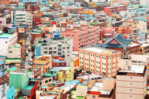 View of the Gamcheon Cultural Village. Busan, South Korea.