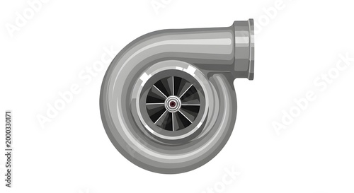 Turbocharger Mechanical Illustration