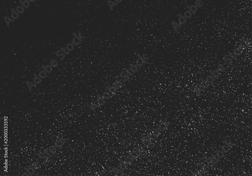 黒背景の繊細なホワイトノイズテクスチャ