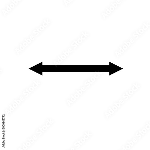 Double-Headed Horizontal Arrow Icon