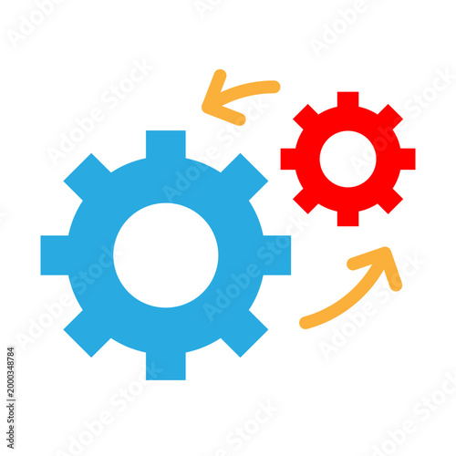 Evolve Vector Flat Icon Design