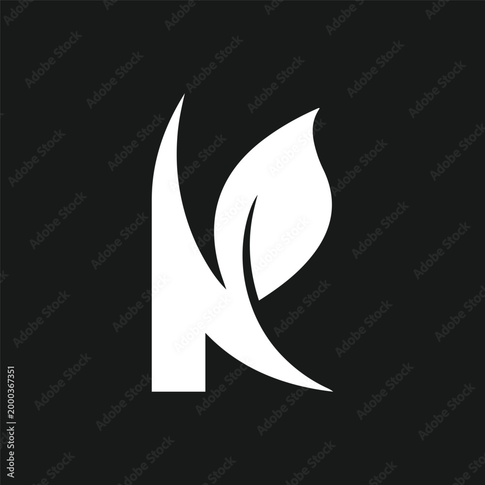 Naklejka premium K Letter Logo Icon Vector Design