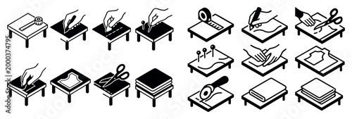 Craft icons with hand press cutter minimal