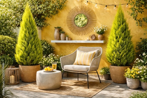 Fresh and vibrant outdoor d...