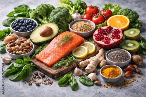 Clean eating assortment of ...