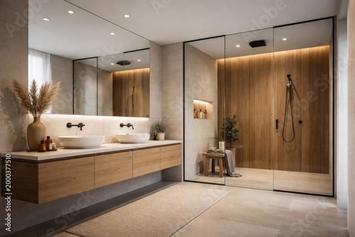 Interior design of a minima...