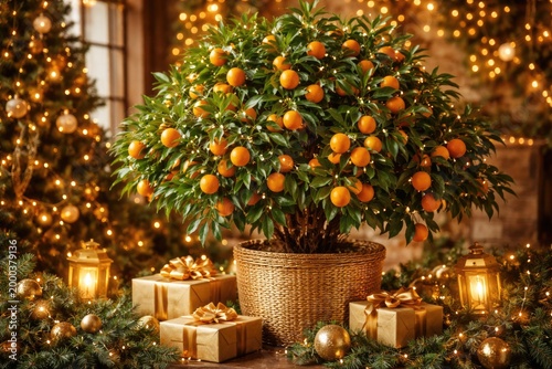 Kumquat tree arrangement fe...
