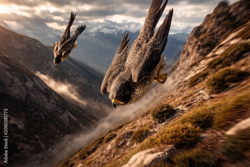 Dynamic birds of prey divin...