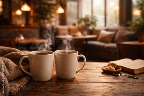 Comfortable cafe interior f...