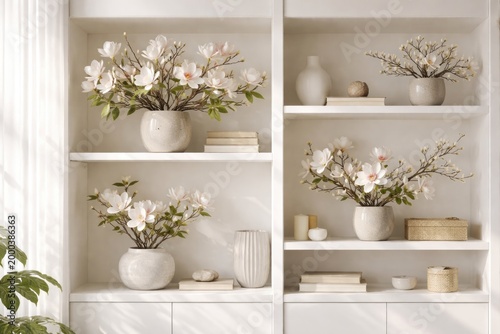 Natural light illuminated w...