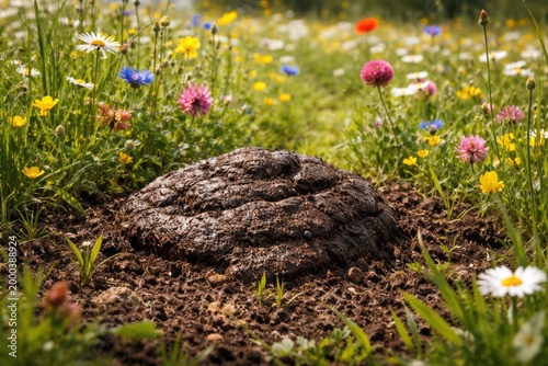 Healthy cow manure improvin...