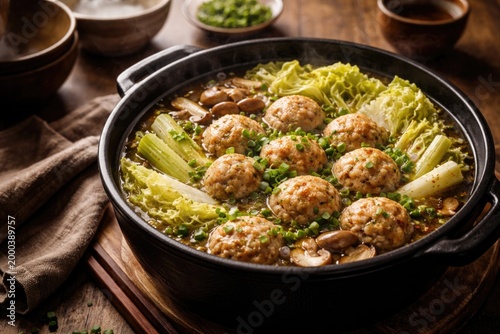 Asian style chicken meatbal...