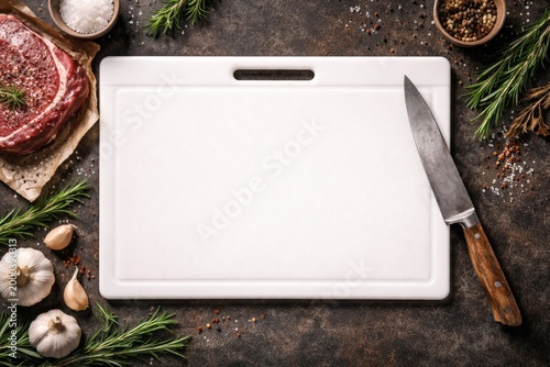 Isolated white cutting boar...
