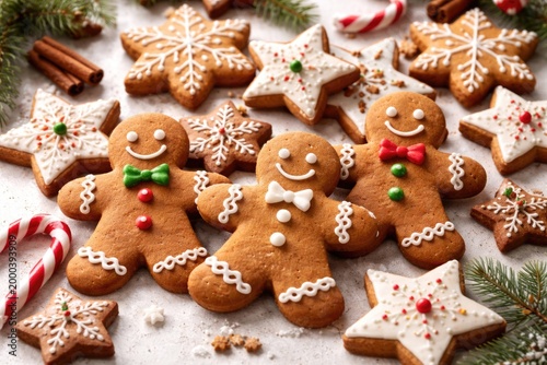 Festive holiday gingerbread...