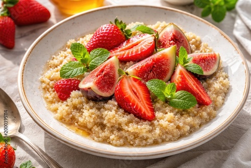 Healthy quinoa porridge bre...