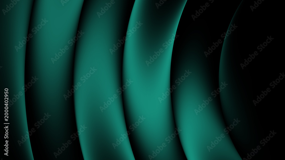 Obraz premium Dark glass motion green background. Suitable for social media posts, presentations, digital marketing, and website design projects. 
