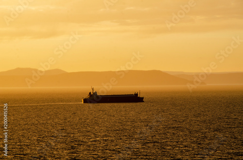 boat on the sea