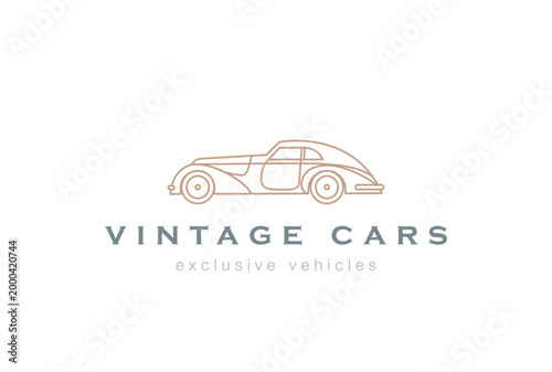 Acceleration Concept: Dynamic Car Logo & Outline Art