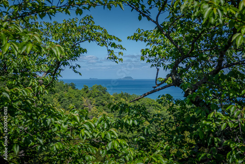 Kanmurijima island seen from Amanohashidate, Japan