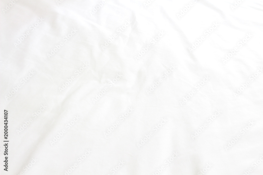 Obraz premium white bedding sheets texture for background