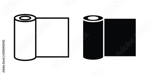 Construction film roll icon pack, best for Graphic designs. Vector